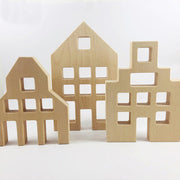 mytooy Holzhaus mit bunten Acrybausteinen