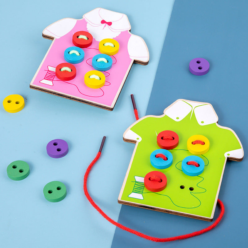 mytooy Montessori Knopf- und Schnürspiel