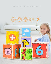 mytooy stapelbare Holzboxen mit Zahlen und Motiven