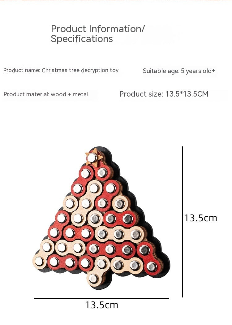 Weihnachtsbaum-Geschenk-Entschlüsse lung Pädagogisches Spielzeug