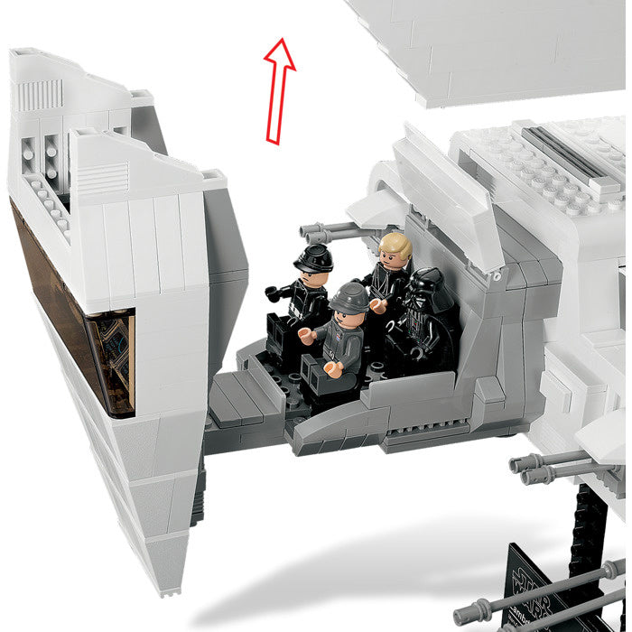 "Empire Shuttle Großes Zusammengebautes Spielzeug"