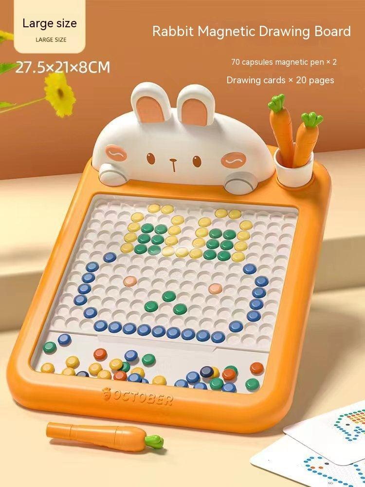 Kaninchen Magnetisches Reißbrett Puzzle Spielzeug für Früher ziehung Kinderspiel zeug