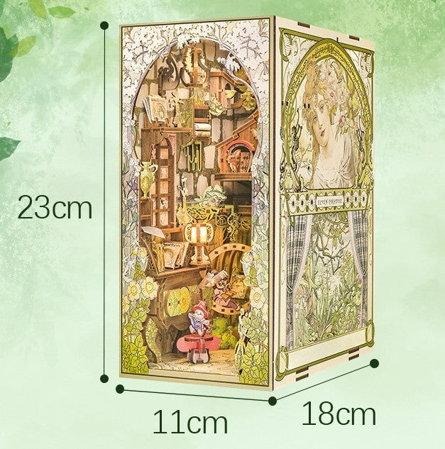 Elf Paradise Stereo Hand montierte Buch Stand Modell Dekoration Spielzeug