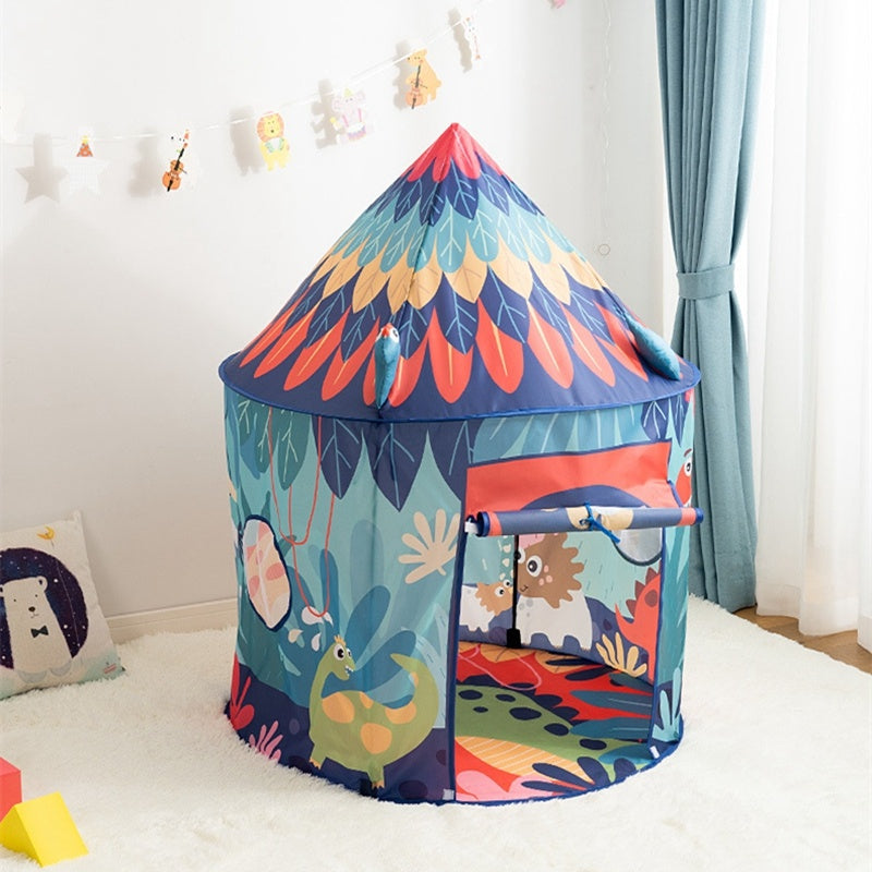 Kinder Spielen Spielzeug Zelte Tragbare Falten Tipi Zelt Jungen Mädchen Cubby Spielhaus Kinder Geschenke Outdoor Spielzeug Burg