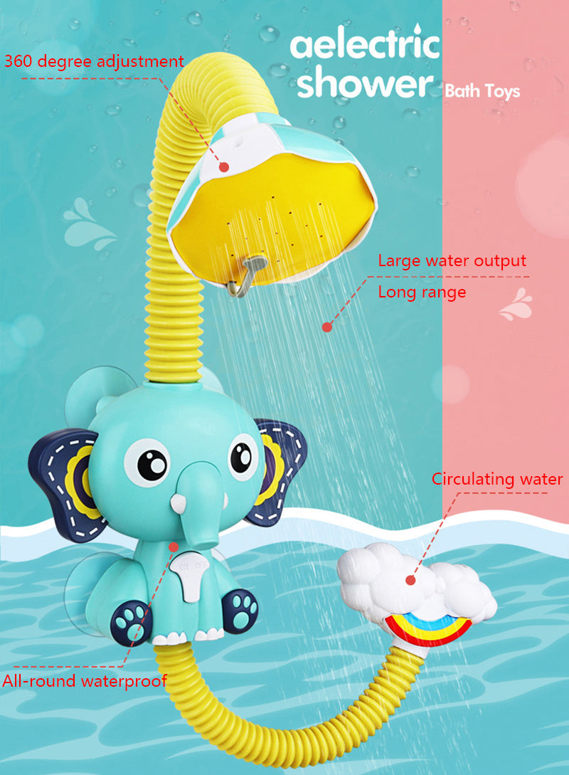 Bad Spielzeug Baby Wasserspiel Elefanten Modell Wasserhahn Dusche elektrisches Wasser Spray Spielzeug für Kinder Schwimmen Bad Baby Spielzeug