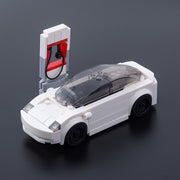 Chinesische Puzzle-Bausteine Tesla-Technologie Auto Kinder Lernspielzeug