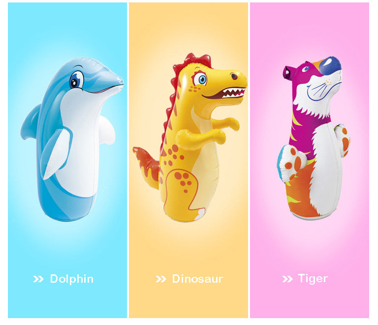 3D Aufblasbare Dinasour Spielzeug für Kinder Jungen Bop Tasche Boxsack Interaktive Großen Tumbler Spielzeug Kid