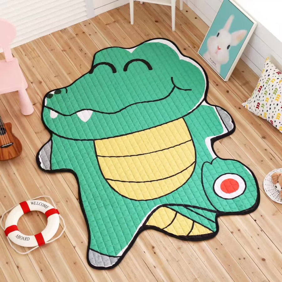 Spielzeug Baby Spielen Matte Kinder Teppich Weiß Tiger Plüsch Teppiche Für Liveing Zimmer Dekoration Fußmatten Entwicklung Matte Für Kinder