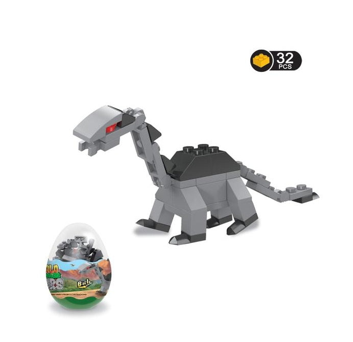 "Bauklötze, Jurassisch, Dinosaurier, Gedrehtes Ei, Kinderspielzeug"