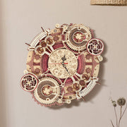 Robotime ROKR Zeit Kunst Zodiac Wanduhr 3D Holz Puzzle Spiele Modell Gebäude Kits Spielzeug für Kinder Kinder