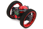 Mini Autos Bounce Auto PEG SJ88 2,4 ghz RC Auto mit Flexible Räder Rotation LED Licht Fernbedienung Roboter Auto spielzeug für Geschenke