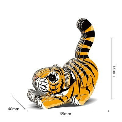 3D Puzzle-Tiermodelle Kinder Selbstgemachte DIY Lernspielzeuge