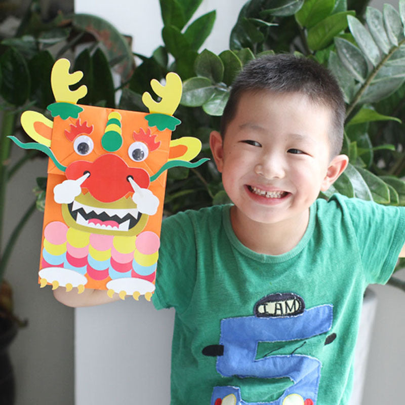 Kinder Kreative Herstellung Paste Papier Puppe Puzzle Spielzeug