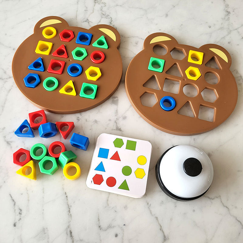 „Kinder Geometrische Form Zuordnungs Desktop Lernspielzeug“