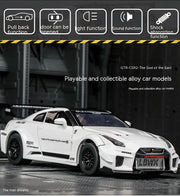 Aluminium-Auto-Modell-Ornamente Acousten-optisches Power-Control-Spielzeug