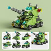 Militär panzer gebäude der Polizei Bausteine für Mosaik-Kinder pädagogisches Spielzeug
