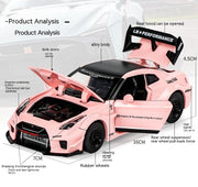 Aluminium-Auto-Modell-Ornamente Acousten-optisches Power-Control-Spielzeug