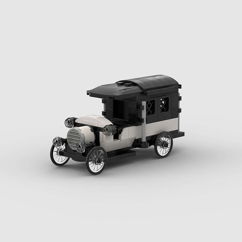 Retro Mini Klassiker Auto Rennwagen Cabrio Puzzle Kleine Partikel Zusammengebautes Spielzeug