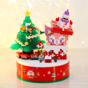 Weihnachts geschenk Baumhaus Schloss montage kleines Partikel bau spielzeug