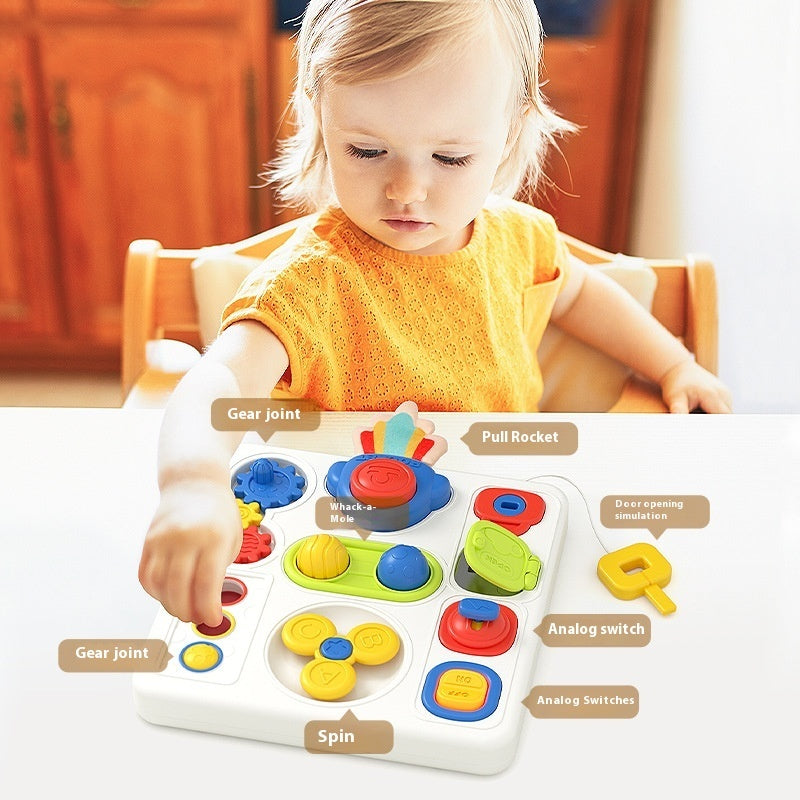 Baby Kognitiver Klang und Licht beschäftigt Board Früher ziehung pädagogisches Spielzeug