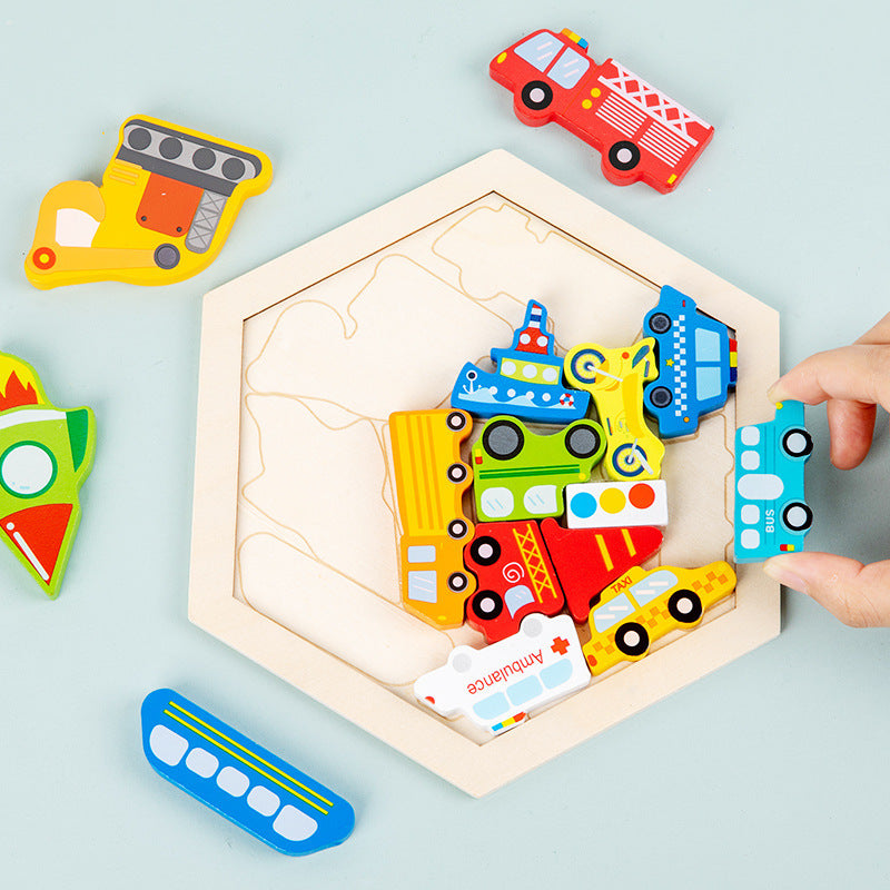mytooy Holzpuzzle Box mit Motiven