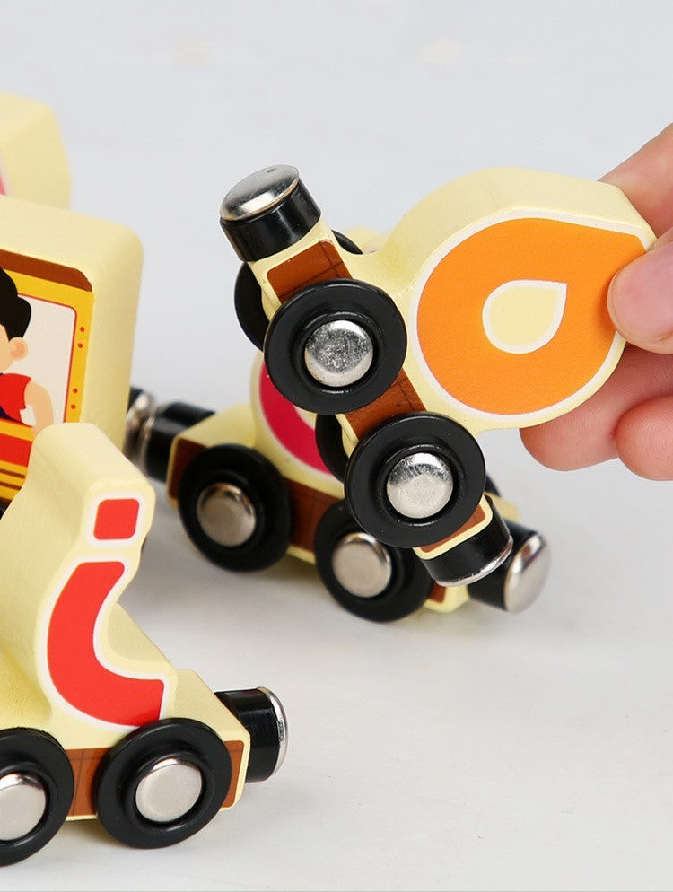 Arabisch Russisch Magnetischer Zug Kinderspiel zeug