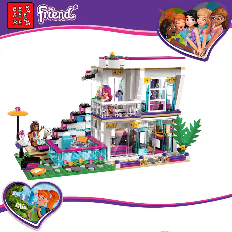 Prinzessin Villa Gebäude Block Spielzeug
