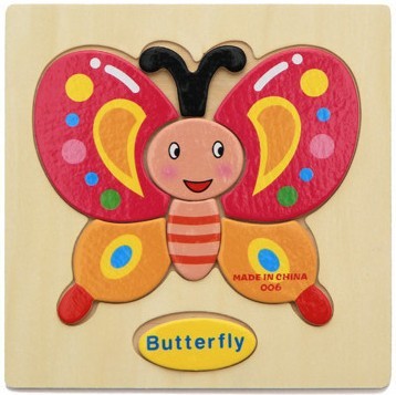 Holz drei dimensionales Kinderspiel zeug