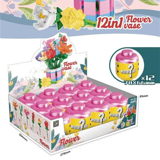 Sukkulenten Bausteine Blumen Kleine Partikel Montage Spielzeug
