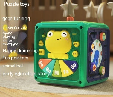 Multifunktion ale Hexahedrale Früher ziehung Pädagogisches Spielzeug für Säuglinge und Kinder