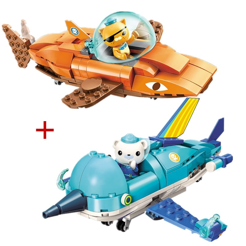 "Kinderspielzeug aus Bauklötzen"