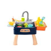Küche Kinder Spülmaschine Simulation Waschbecken Wasserhahn Zirkulierende Wasser Elektrische Waschen Tisch Spielzeug