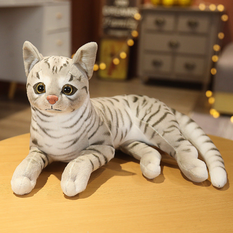 Simulation Katze Puppe Plüsch Spielzeug lange Kissen Kinder Puppe