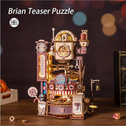 Robotime ROKR Marmorschokoladen-Fabrik 3D Holz Puzzlespiele Montage-Modellbau spielzeug für Kinder Kinder Erwachsene Geburtstags geschenk Mein Shop