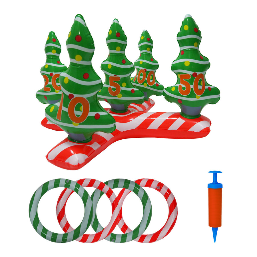 Weihnachten baum ring kinder werfen spielzeug