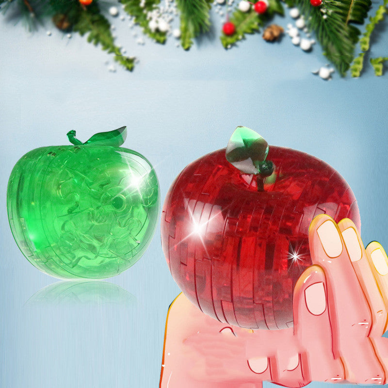 Puzzle für Kinder und Erwachsene: Puzzle mit blinkendem Licht, DIY-Kinderpuzzles, 3D-Kristallpuzzle, Puzzlemontage-Modellspielzeug
