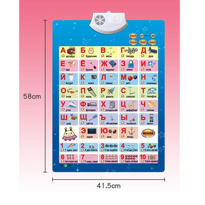 Spanisch Zweisprachige Audio Wand Diagramm kinder Frühe Bildung Pädagogisches Spielzeug