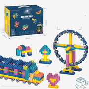 "Kindergarten-Bauklötze aus Kunststoff, zusammengebautes Lernspielzeug, tragbares Geschenkset in einer Box"