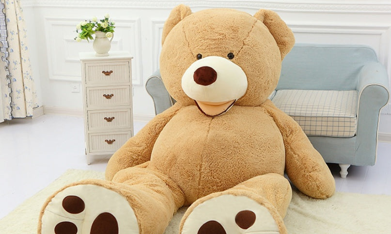 Verarbeitung export plüsch spielzeug bär teddybär Amerikanischen big bear leder shell fabrik direkt eine generation