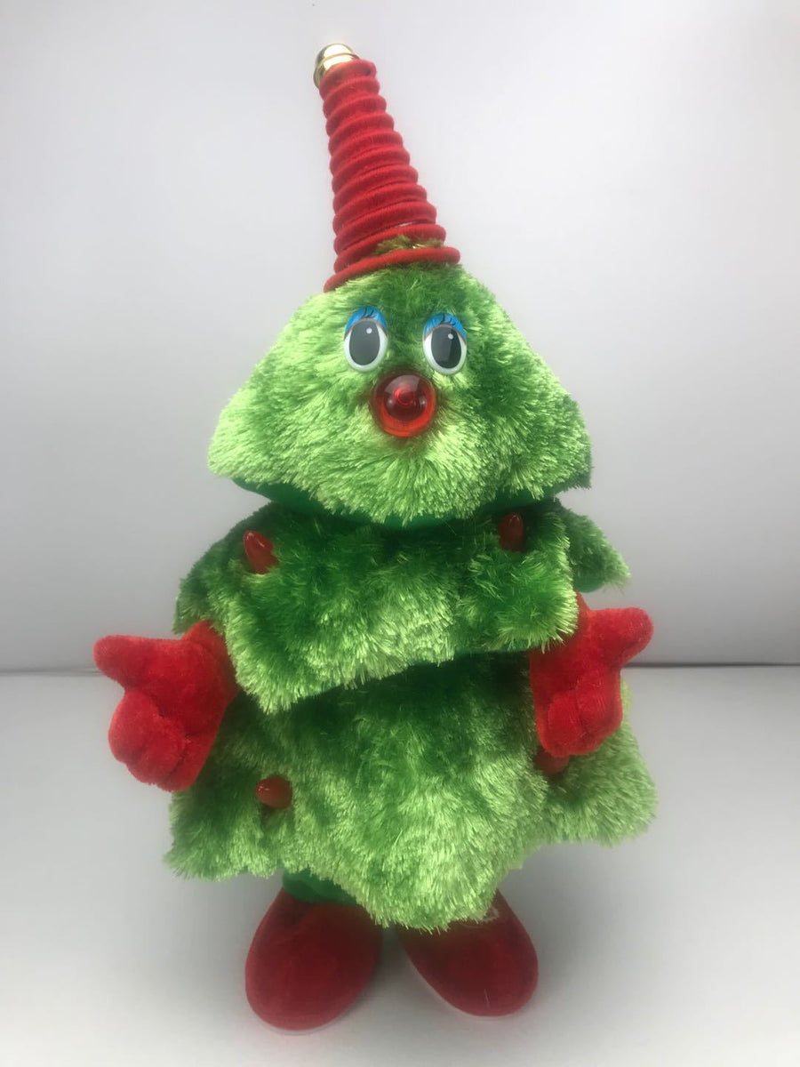Elektrisches Plüsch tier Weihnachts baum kann elektrisches Spielzeug Singen und Tanzen