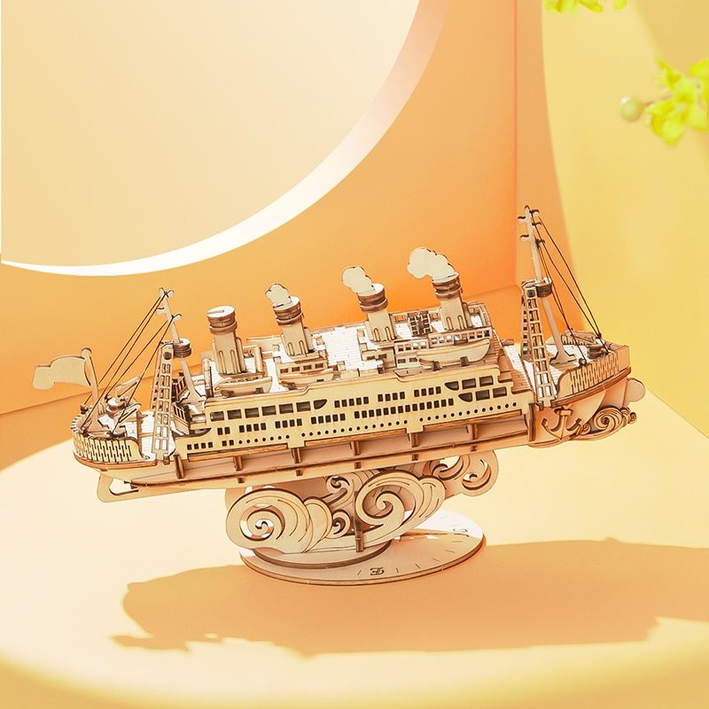 Holz Puzzle Spiele Boot & Schiff Modell Spielzeug Für Kinder Kinder Mädchen Geburtstag Geschenk