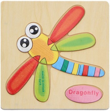 Holz drei dimensionales Kinderspiel zeug
