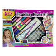 Mädchen Geschenk Armband Herstellung Bastel spielzeug Kinder DIY Schmuck Herstellung Werkzeug kasten Trage gurt Strick gerät Anzug