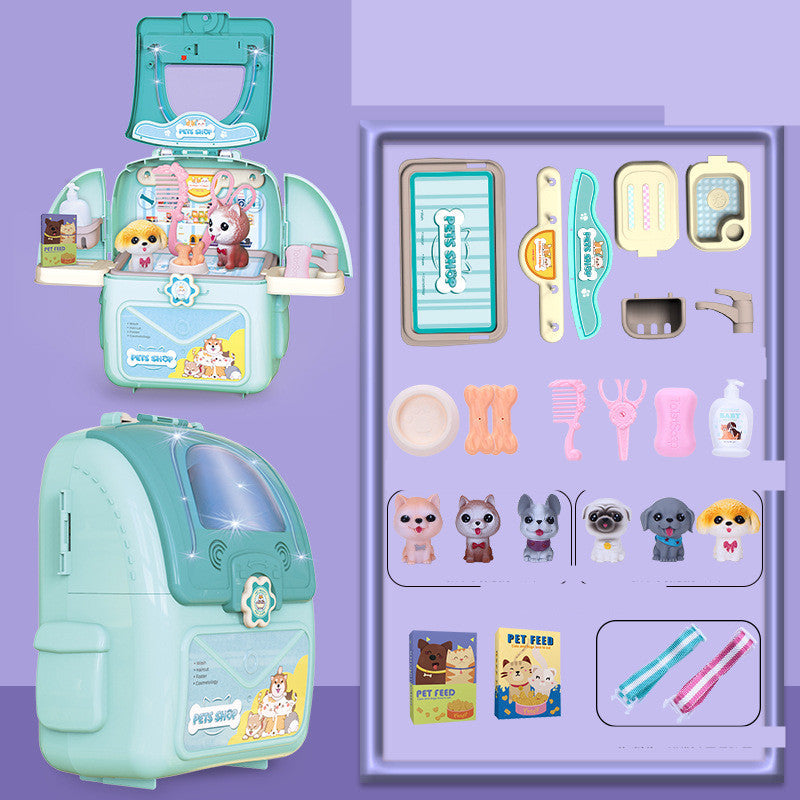 Pet Rucksack Raum Simulation Cartoon Pet Play Haus Spielzeug
