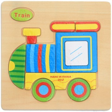 Holz drei dimensionales Kinderspiel zeug