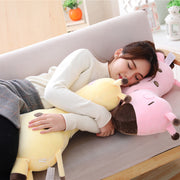 Mädchen schlaf mit Sika Hirsche spielzeug Mein Shop