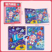 Kinder Auto Transport Magnetisches Puzzle Spielzeug