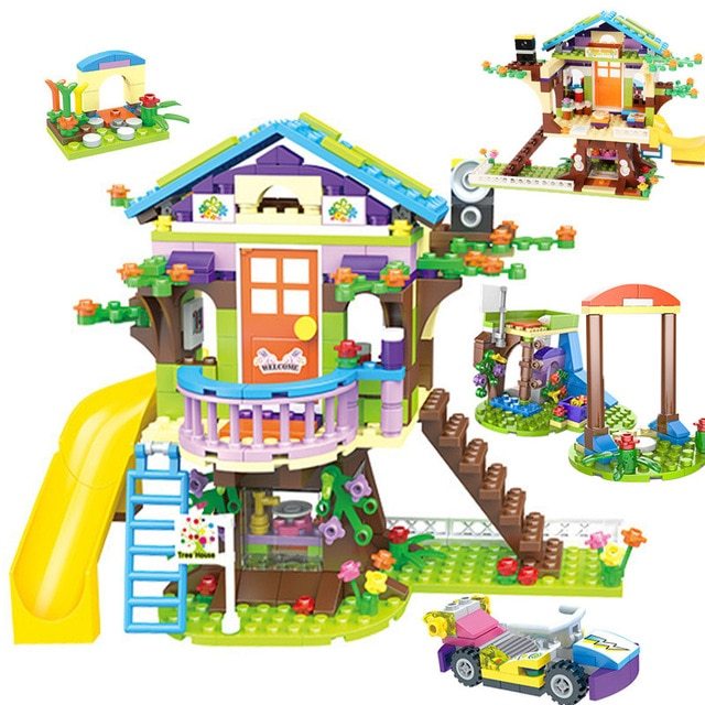 Puzzle montage gebäude block spielzeug