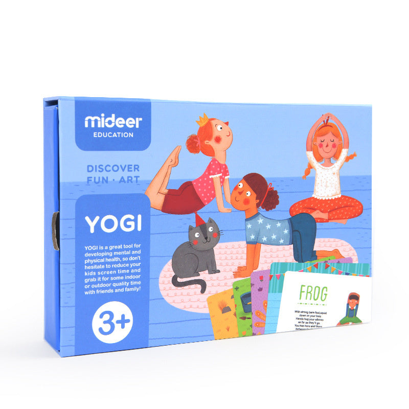Baby Frühen Bildung Pädagogisches Spielzeug Kindergarten Intelligenz Entwicklung Yoga Karte