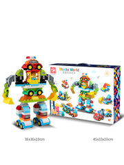 Baustein Spielzeug, Puzzle, Spleißen Und Ändern Auto Modelle